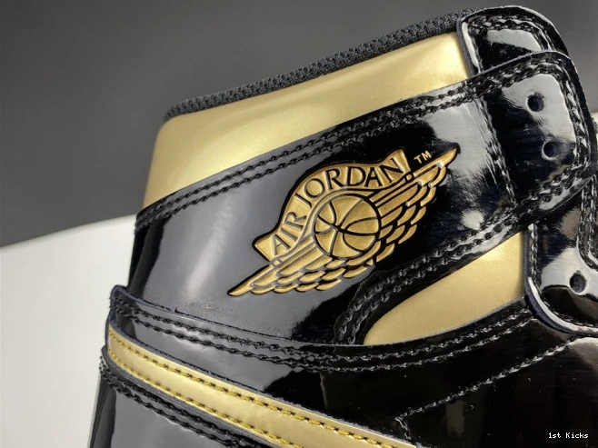 ‘black UrbanStyle 1237 patent gold’ high air 555088- jordan 1 og 0101